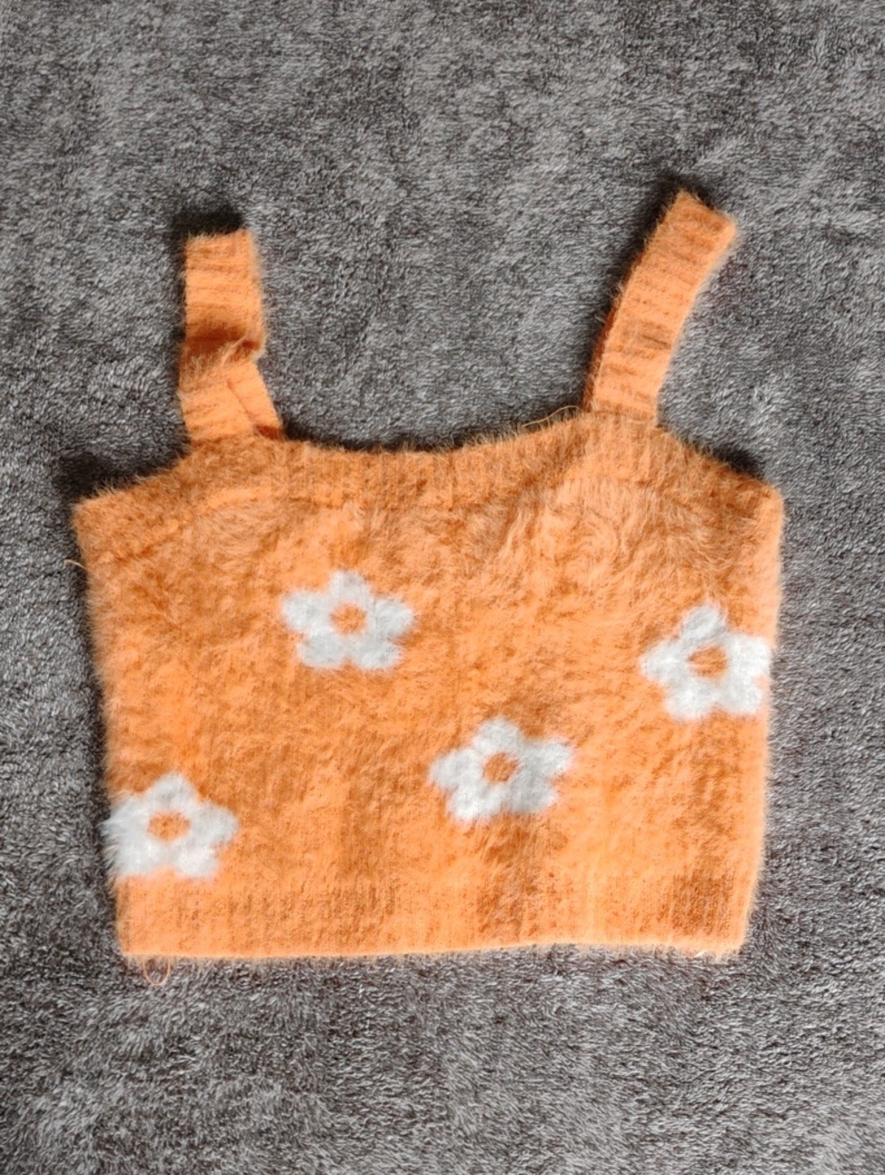Pretty Garbage Floral Cropped Sweater